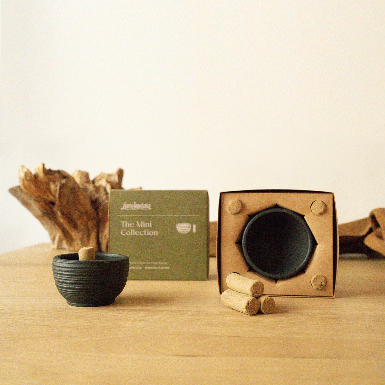 Rosemary Incense Set with Ceramic Burner | Luna Sundara