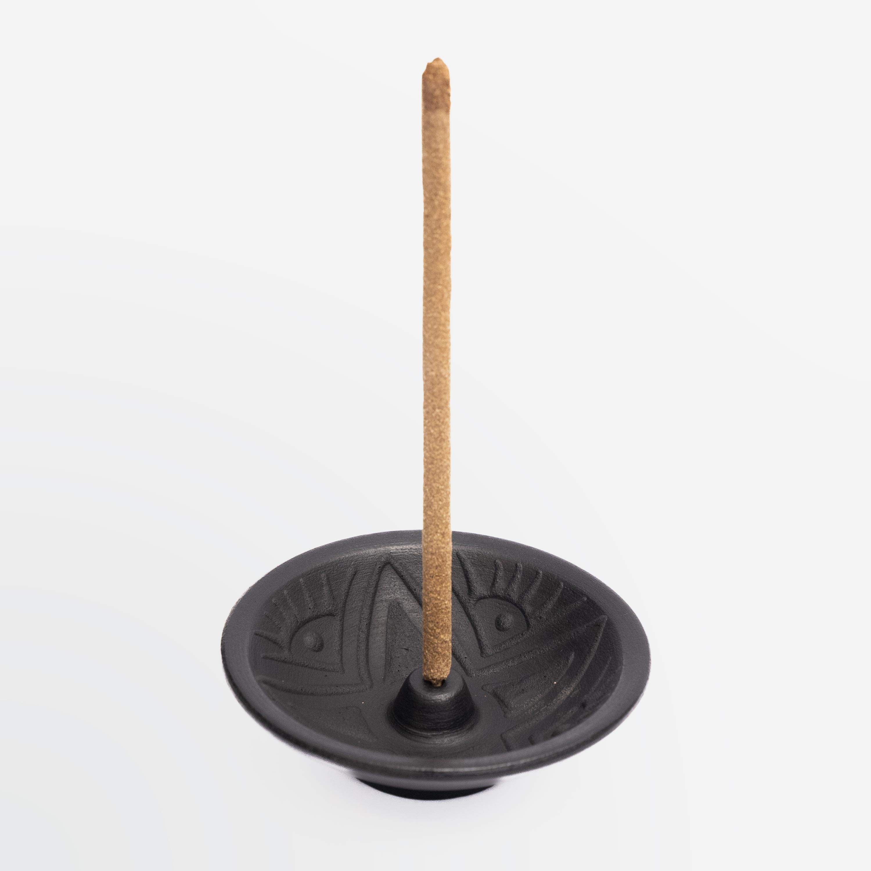 Chulucanas Ceramic Incense Holder Matte Hand thrown Peru