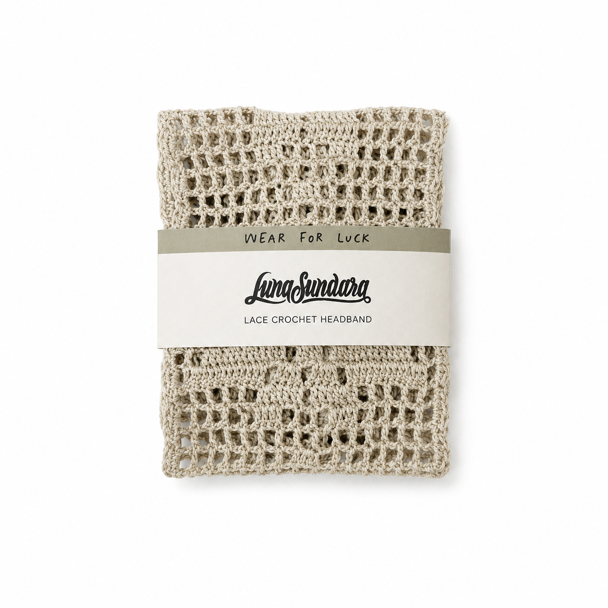 Artisan Crochet Headband Wear Luck