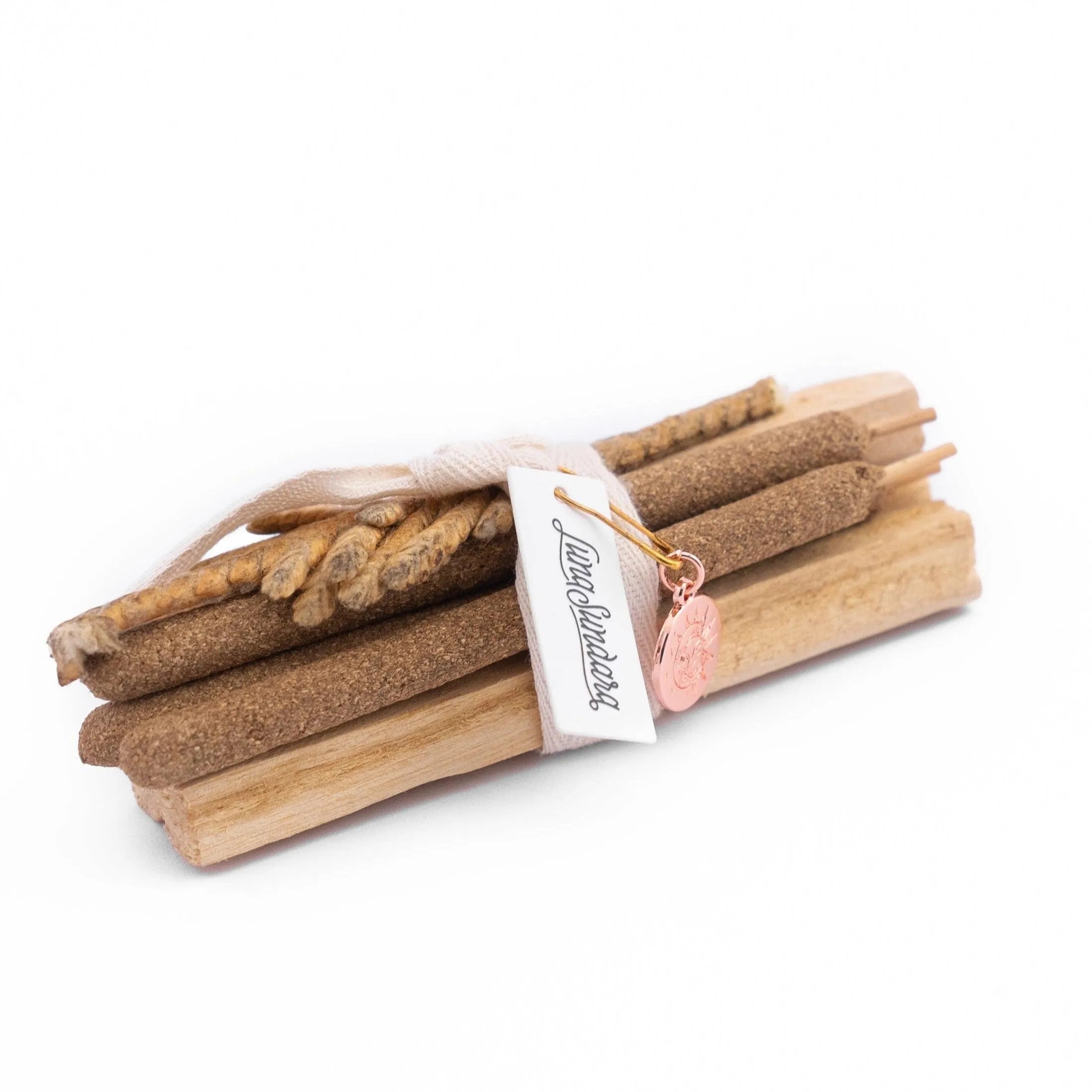 Palo Santo &amp Palma Dulce Ritual Bundle Includes Artisan Charm