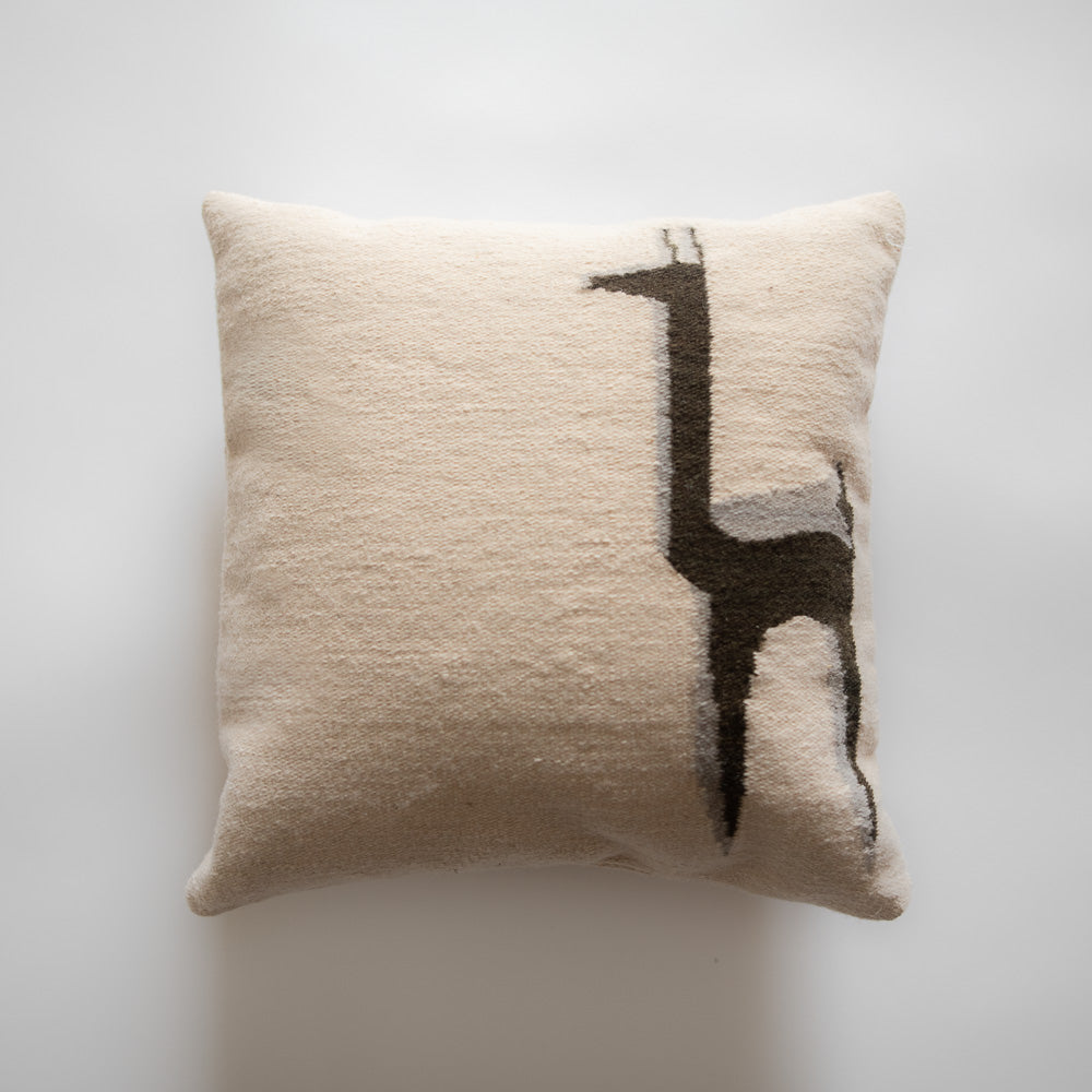 Handwoven Wool Cushion Cover  (Habano) - Luna Sundara
