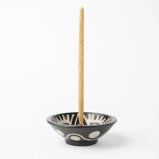 Chulucanas Ceramic Incense Holder | Hand-thrown in Peru – Luna Sundara