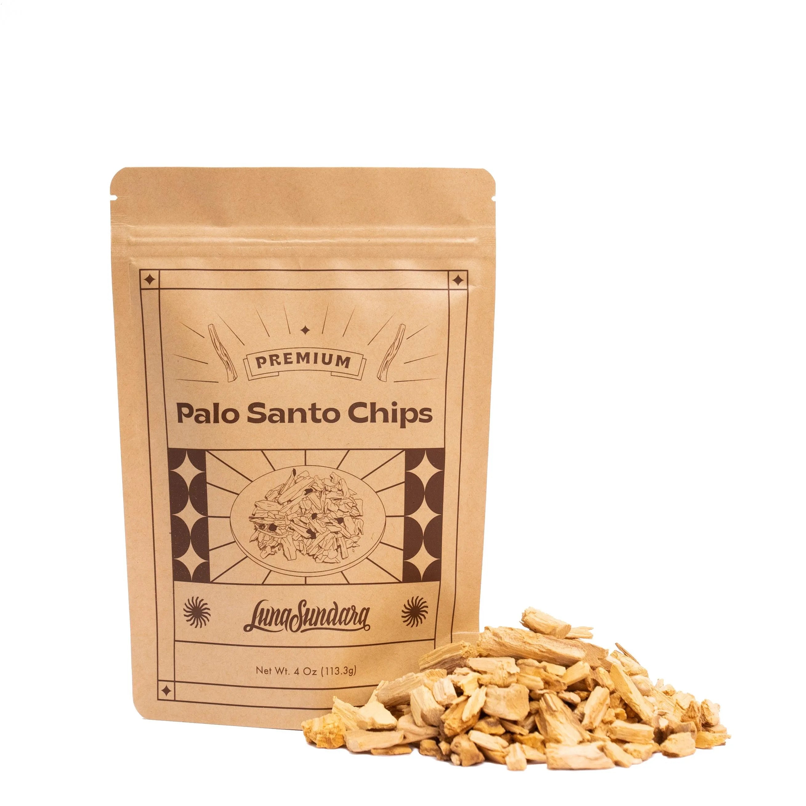Palo Santo Wood Chips High Resin Sustainably Harvested Peru