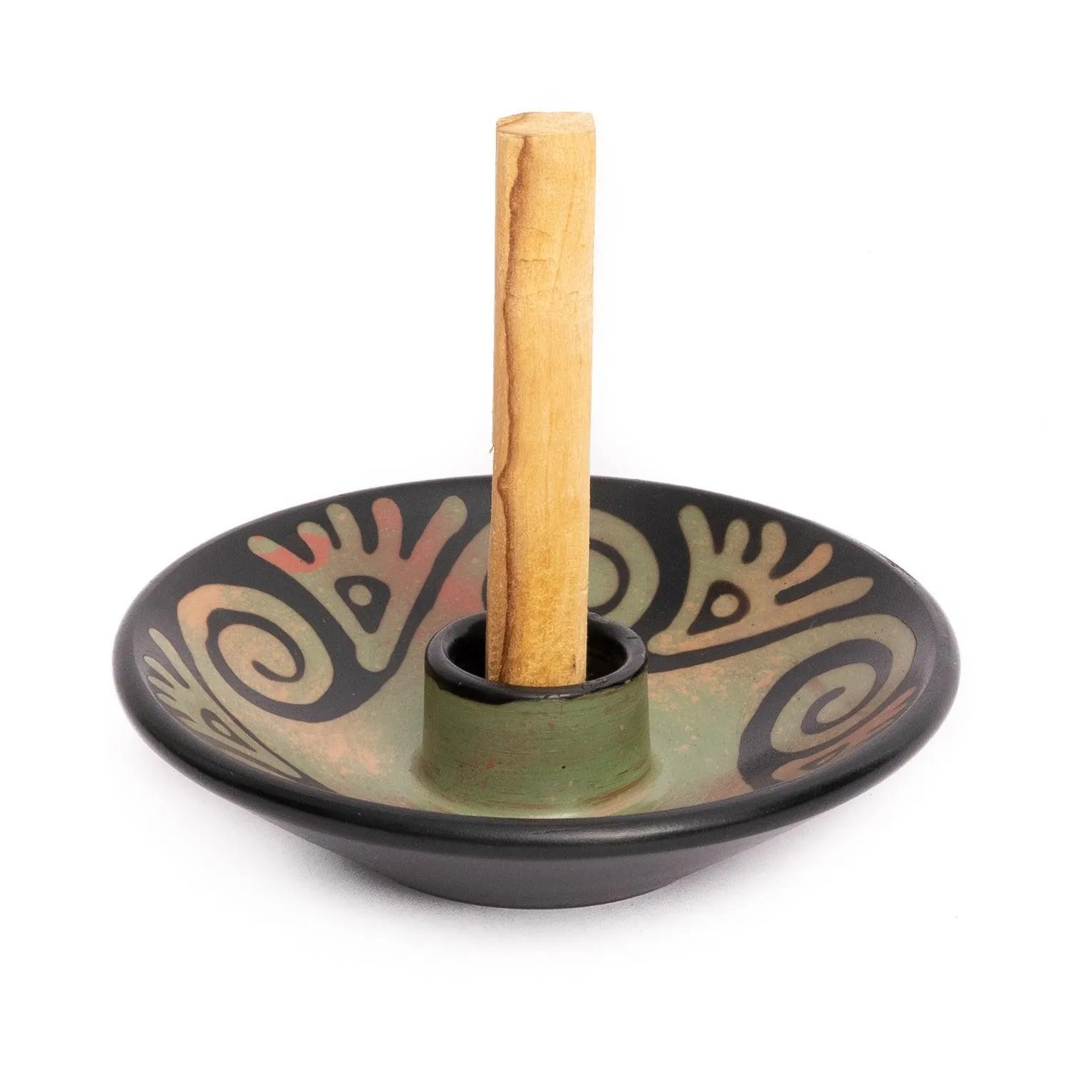 その他 Madoka Rindal / Palo Santo Holder L Authentic Palo Santo Holder from Chulucanas, Peru in Black and