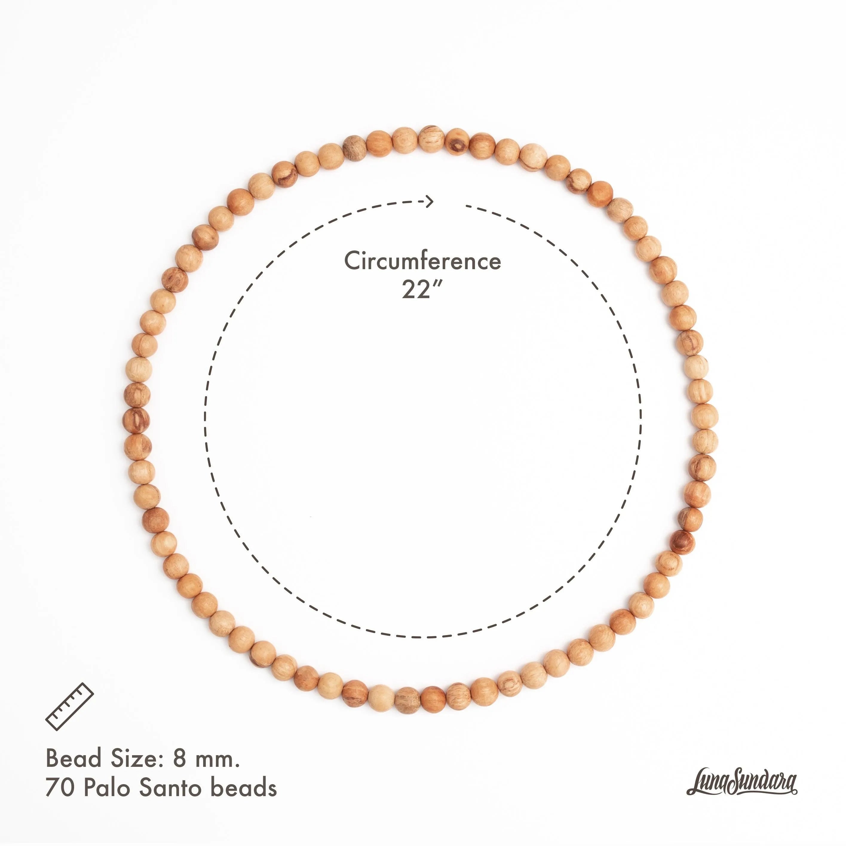 Palo Santo Necklace | 100% Sustainable – Luna Sundara